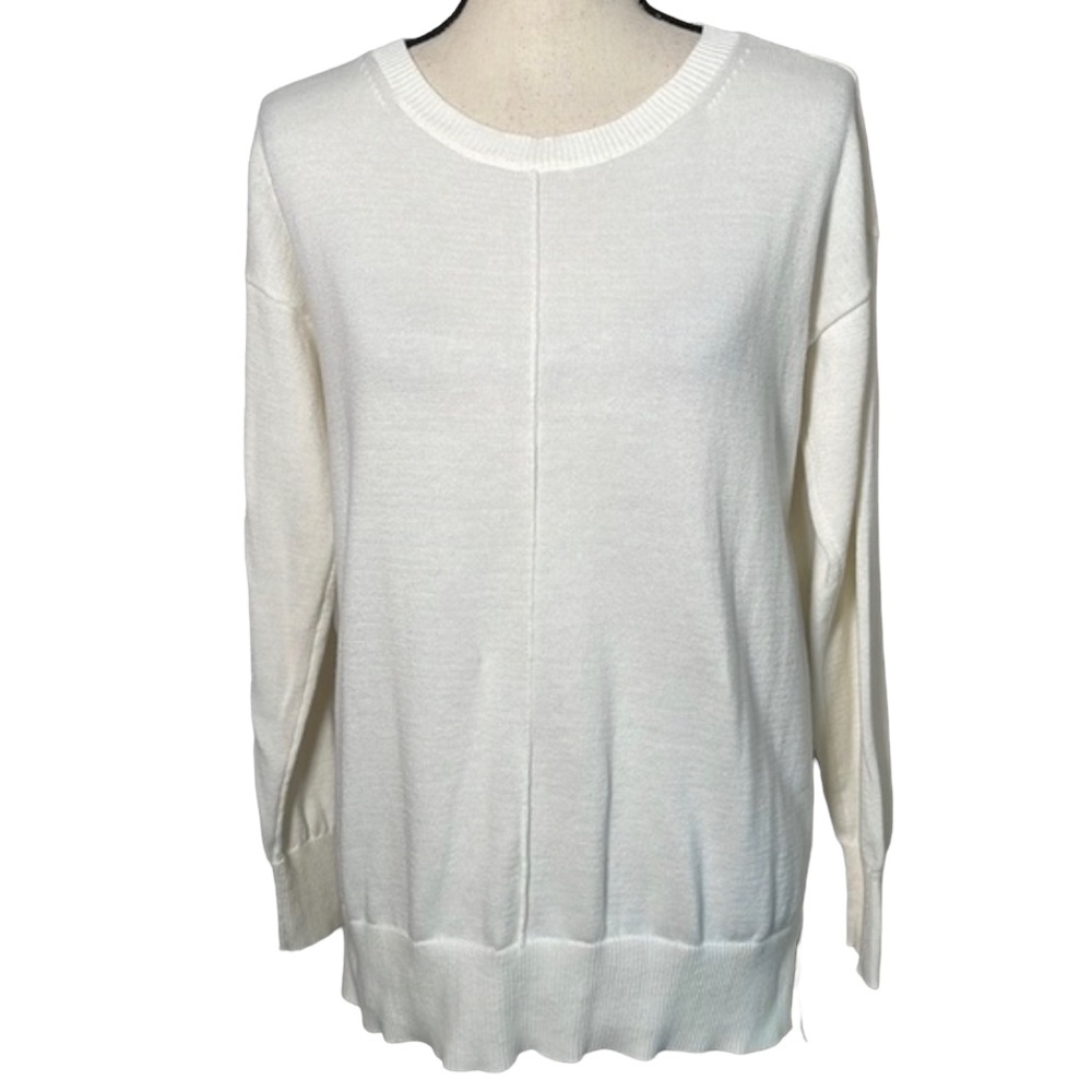 Banana Republic Ivory White Long Sleeve Sweater M